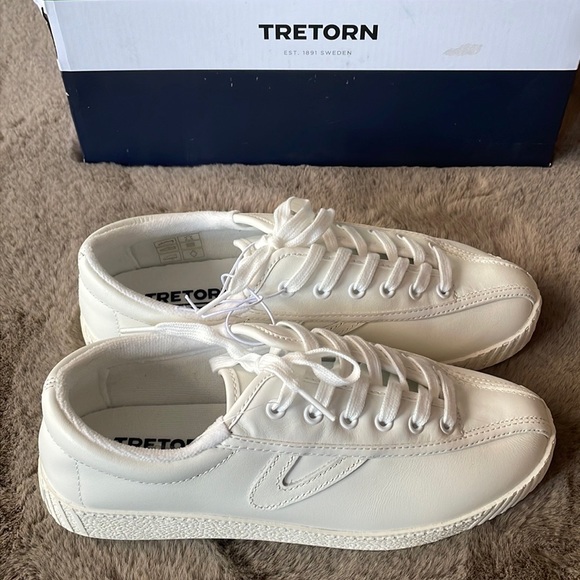 Tretorn - Women’s Leather Sneakers - Picture 8 of 8